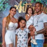 Wilmar Barrios With His Wife, Son, And Daughter