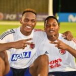 Yerry Mina With His Brother