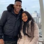 Yerry Mina With His Longterm Girlfriend Or Wife