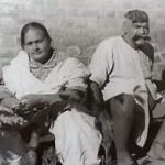 Gama Pehlwan With His Wife