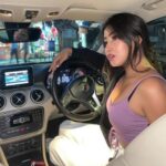 Sofia Ansari Inside Her Car