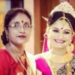 Dimpy Ganguli with her mother