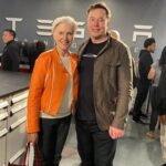 Elon Musk With His Mother