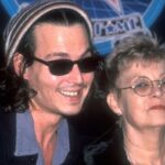 Johnny Depp With His Mother