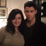 Nick Jonas With His Mother