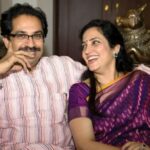 Rashmi Thackeray with her husband