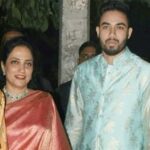 Rashmi Thackeray with her son Tejas Thackeray