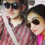 Ruchika Kapoor with her brother