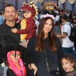 Megan Fox With Her Ex Husband And Kids